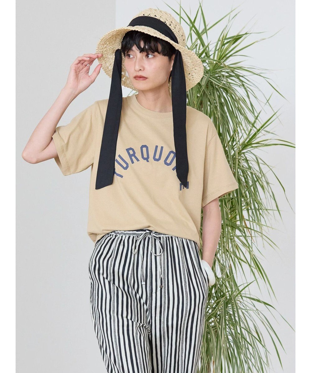 AMERICAN HOLIC ＴＵＲＱＵＯＩＳＥロゴカットプルオーバー 