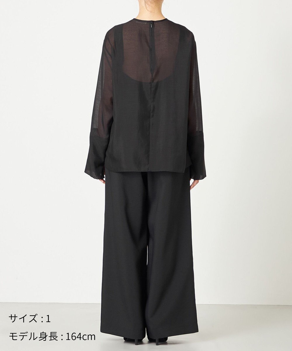 NAVE 【ReNAVE・洗える】シアーボイル ブラウス 