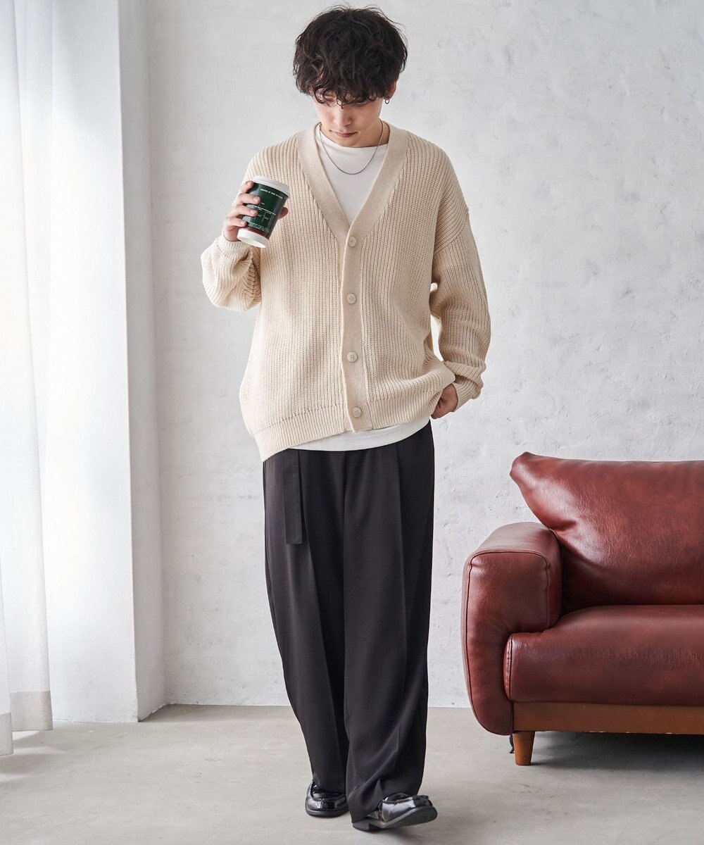 WEGO オーバーフィットカーディガン 