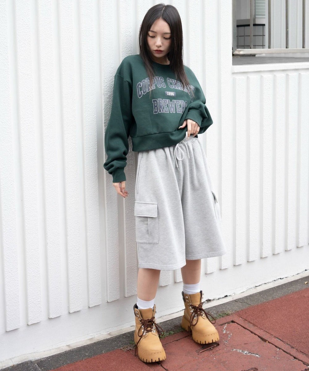 WEGO 【暖かい/裏起毛】裏起毛グラフィックスウェット 