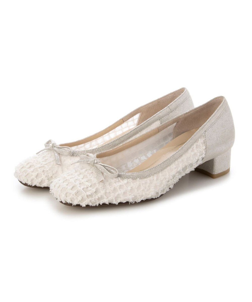 Riz raffinee <Riz raffinee>スクエアトゥリボンパンプス 