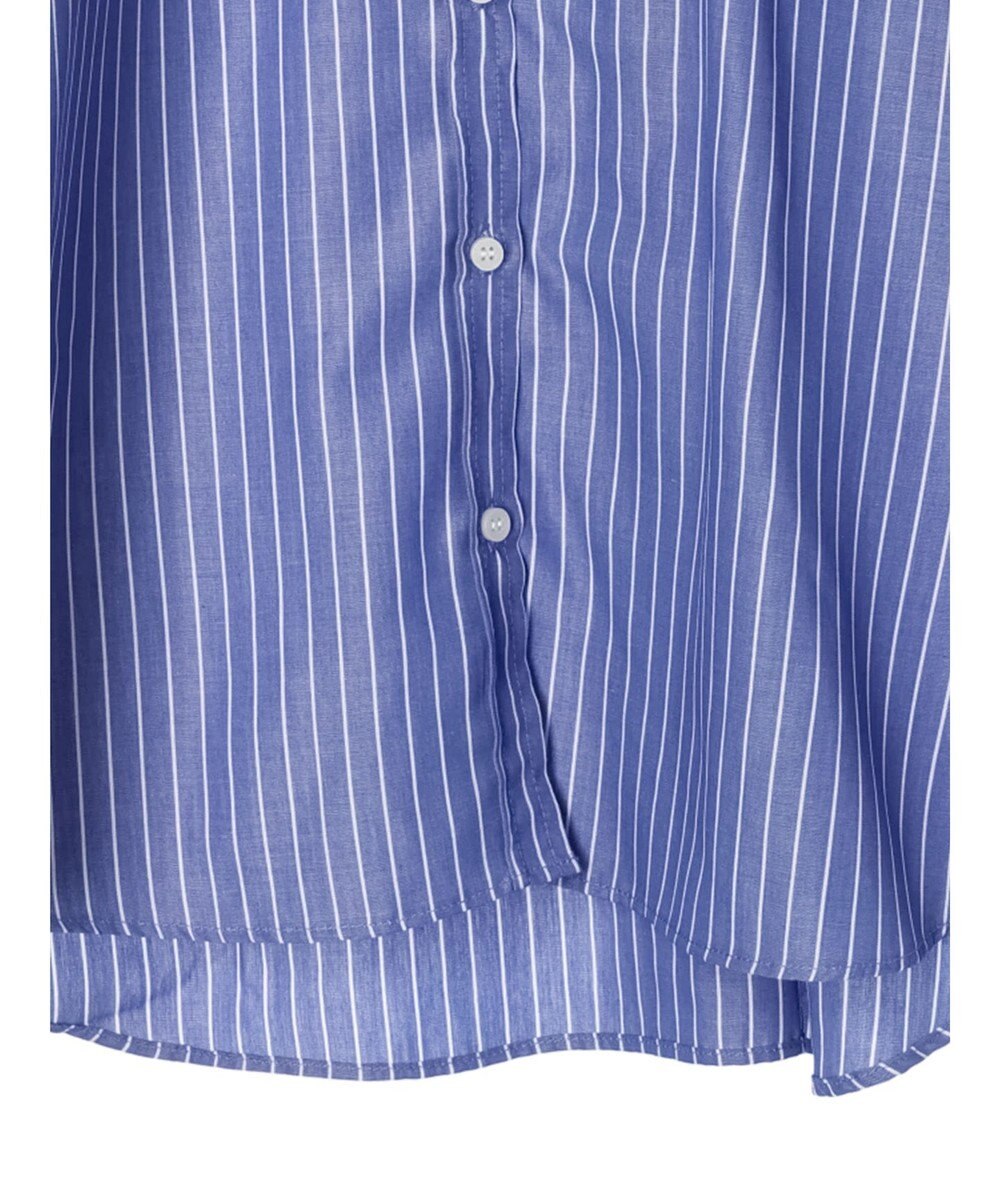 Green Parks 袖刺繍シャツチュニック 