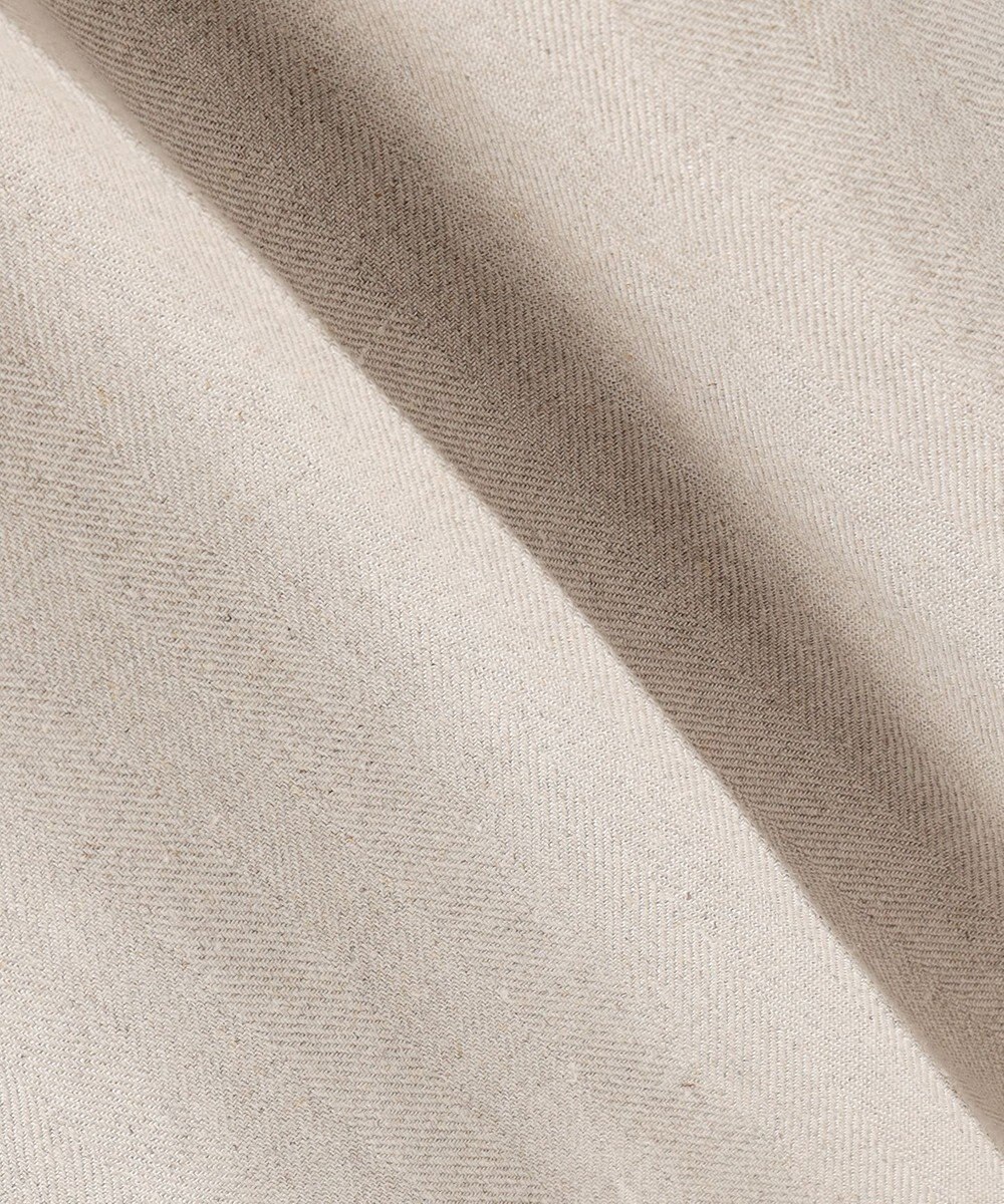 uncrave ヘリンボーン リネン ワイドパンツ（uncrave WHITE） 