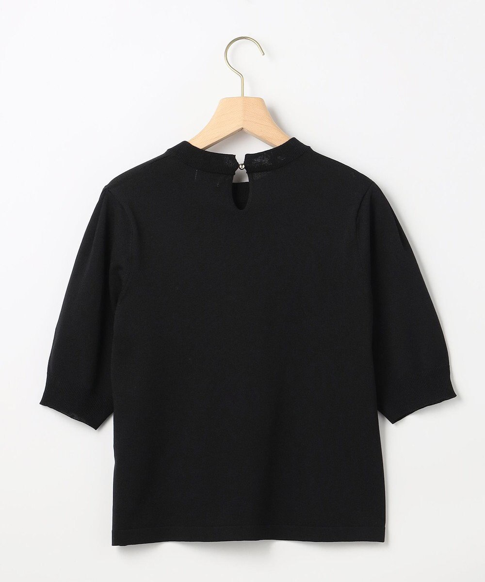 組曲 【先行予約】シアー ニット５分袖 プルオーバー 