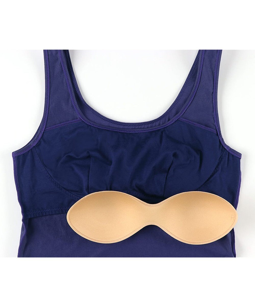 tsumori chisato SLEEP ツモリチサト インナー 綿混ベア天竺素材(身生地) パッド付(取り外し可) ノースリーブ タンクトップ レディース UCX400/ワコール 