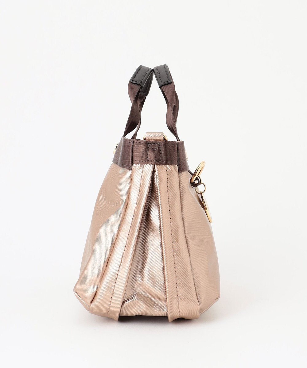 LA BAGAGERIE 【コットン×ポリウレタン】シャイニーミニマムトート 