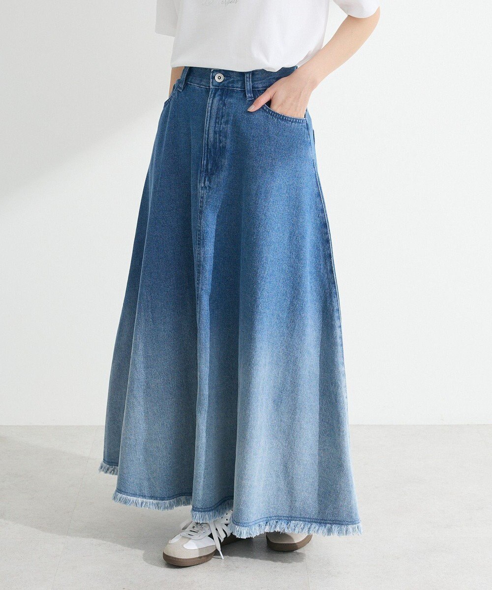 Green Parks ・ＳＵＧＡＲ　ＳＰＯＯＮ　グラデーションデニムスカー 