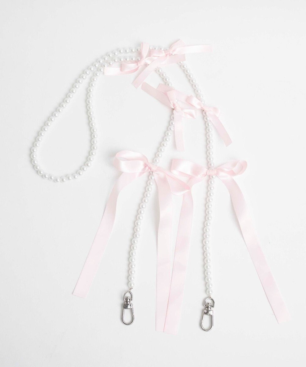 WEGO リボンビーズストラップ 