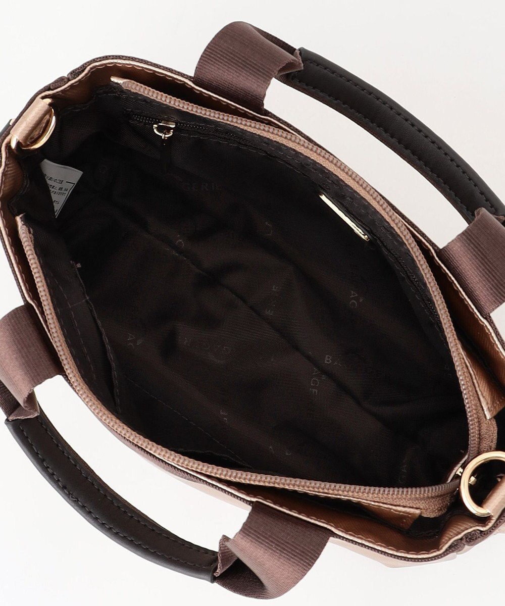 LA BAGAGERIE 【コットン×ポリウレタン】シャイニーミニマムトート 