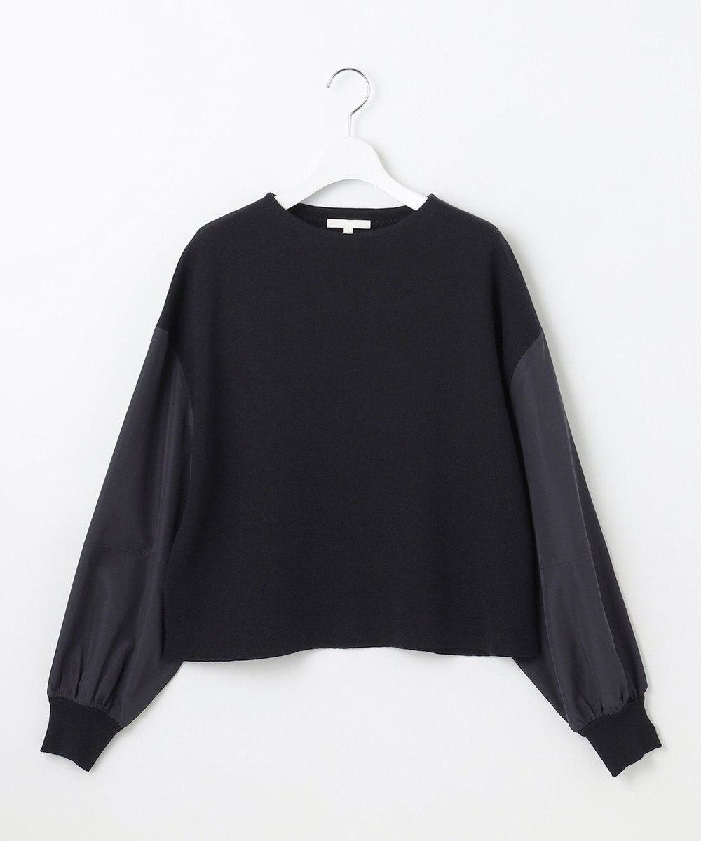 自由区 S ウールミラノランタンスリーブ ニット 