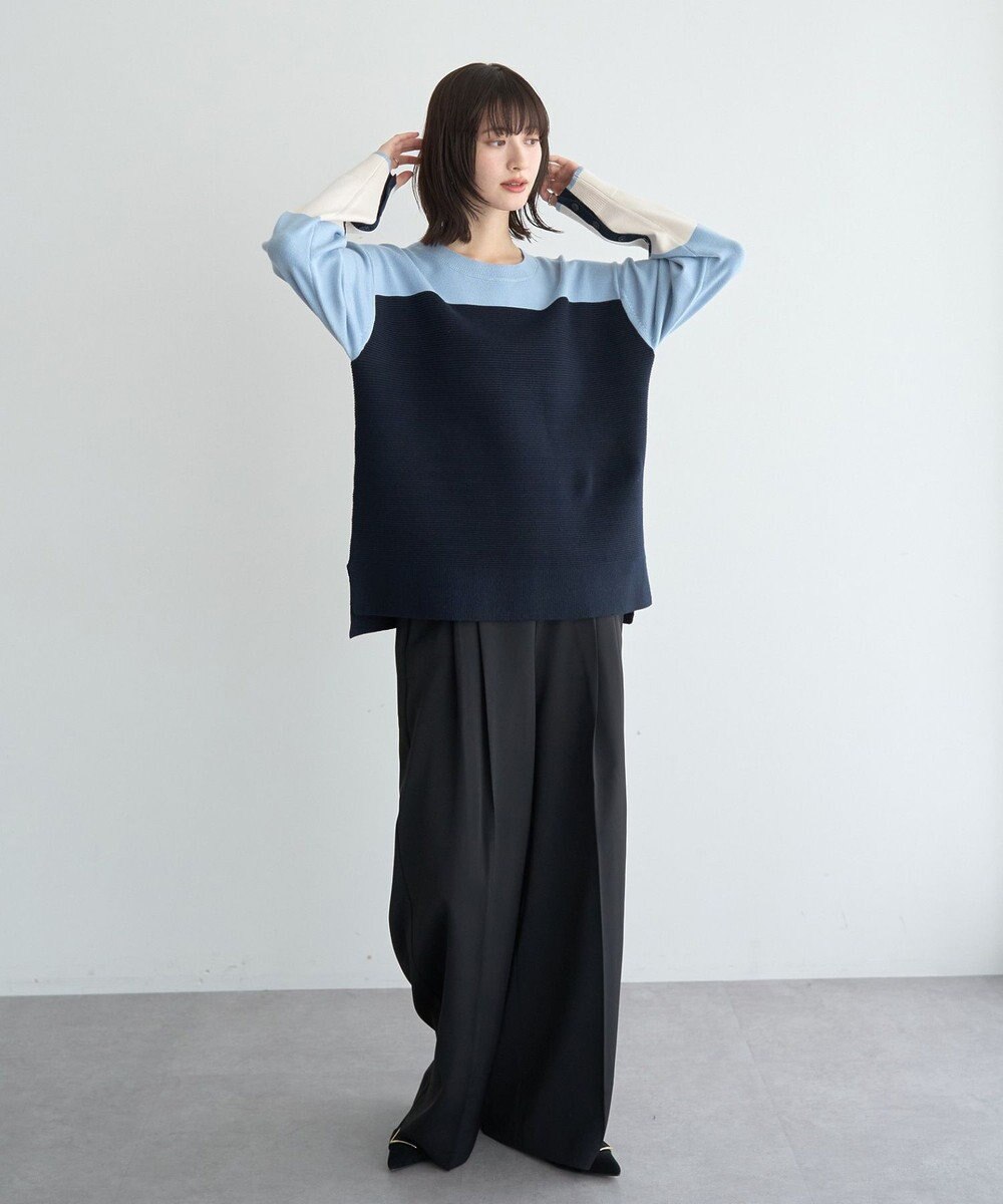 YECCA VECCA 金釦ワイドパンツ 