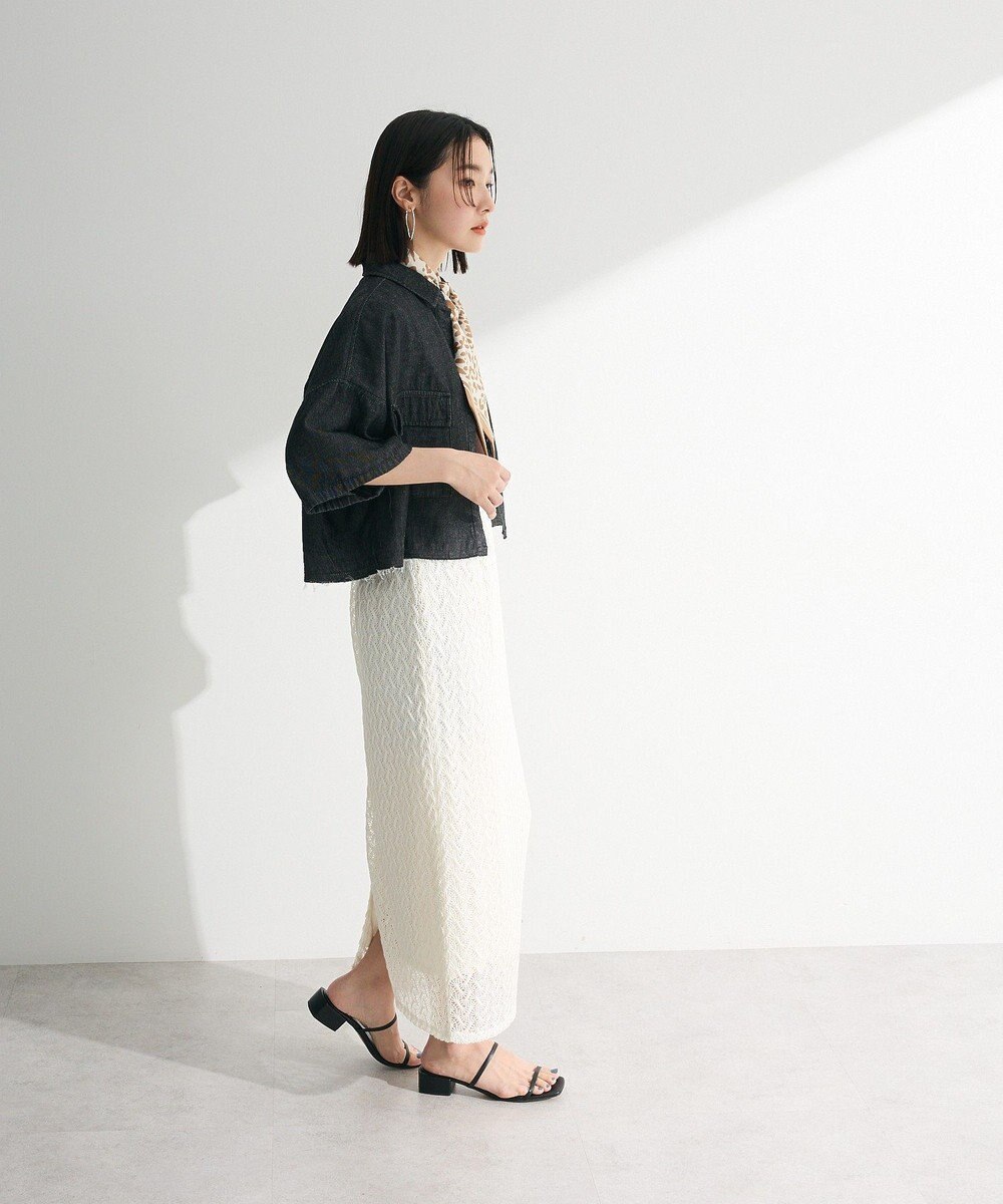 Green Parks ・ＥＬＥＮＣＡＲＥ　ＤＵＥ　デニムショートシャツ 