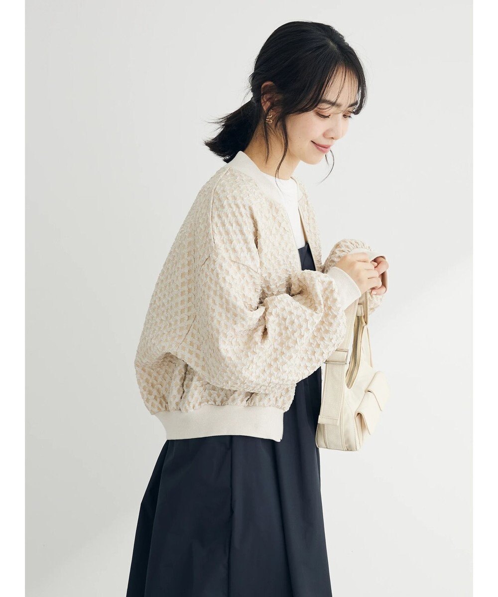 Green Parks ・ＳＵＧＡＲ　ＳＰＯＯＮ　エンボスチェックブルゾン 