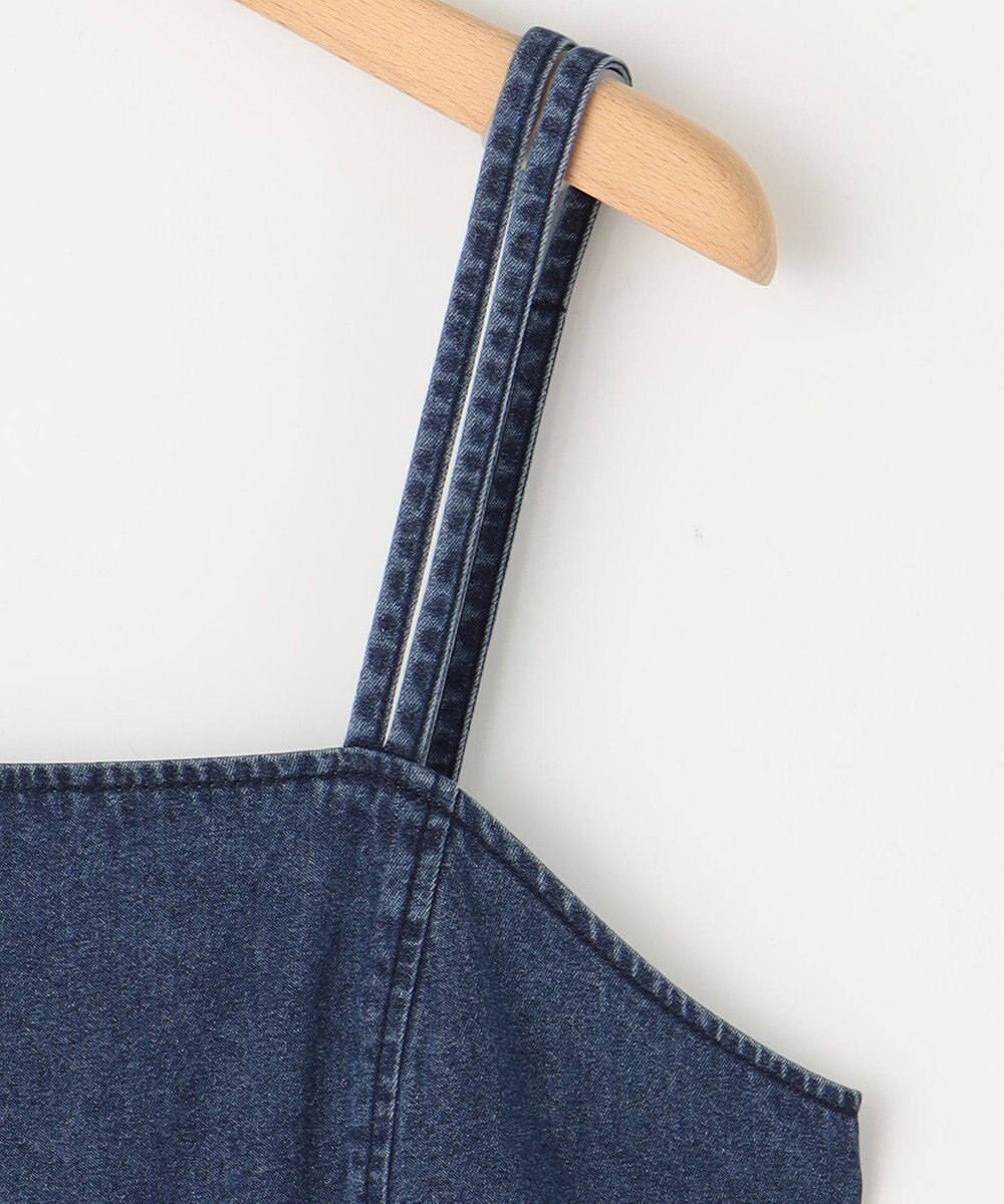 組曲 【WEB限定】デニム キャミワンピース 