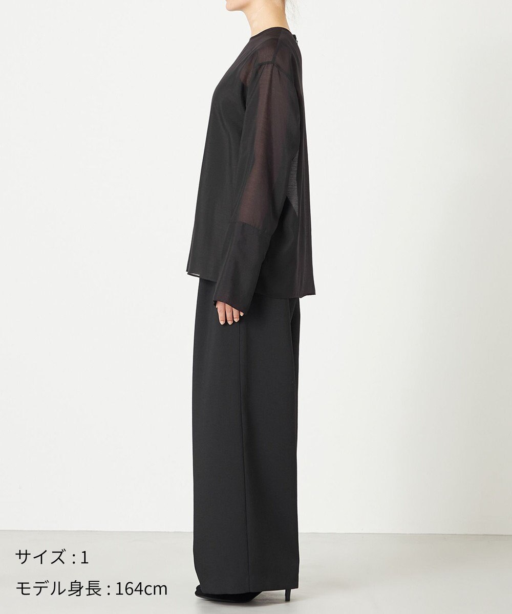 NAVE 【ReNAVE・洗える】シアーボイル ブラウス 