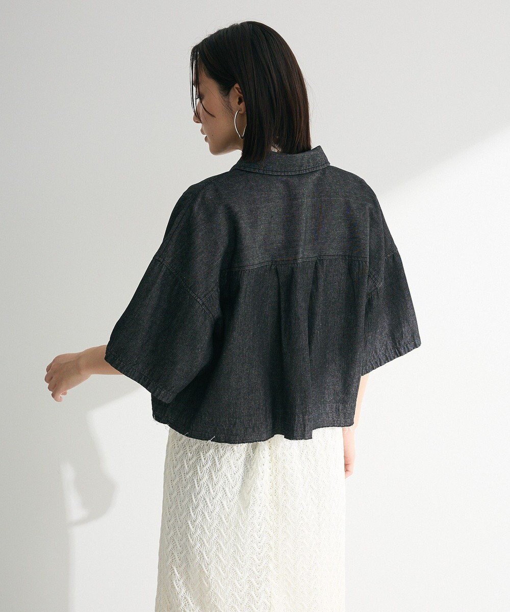 Green Parks ・ＥＬＥＮＣＡＲＥ　ＤＵＥ　デニムショートシャツ 