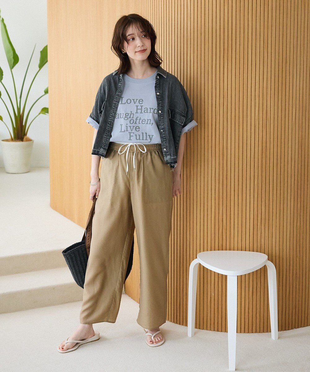 Green Parks ・ＥＬＥＮＣＡＲＥ　ＤＵＥ　デニムショートシャツ 