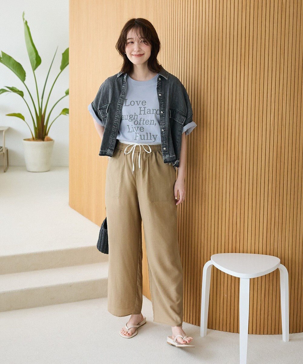 Green Parks ・ＥＬＥＮＣＡＲＥ　ＤＵＥ　デニムショートシャツ 