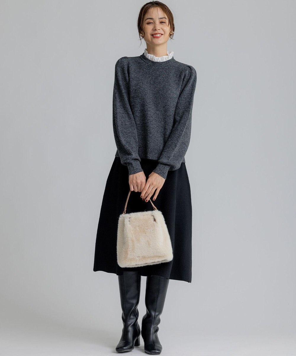 組曲 ファーバケット バッグ 