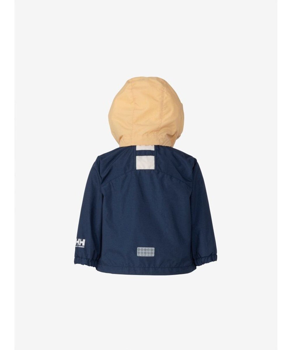HELLY HANSEN 【はっ水・高視認性・クイックフリー・記名ラベル付・フード取り外し可】ベビー ヴォーゲンジャケット 