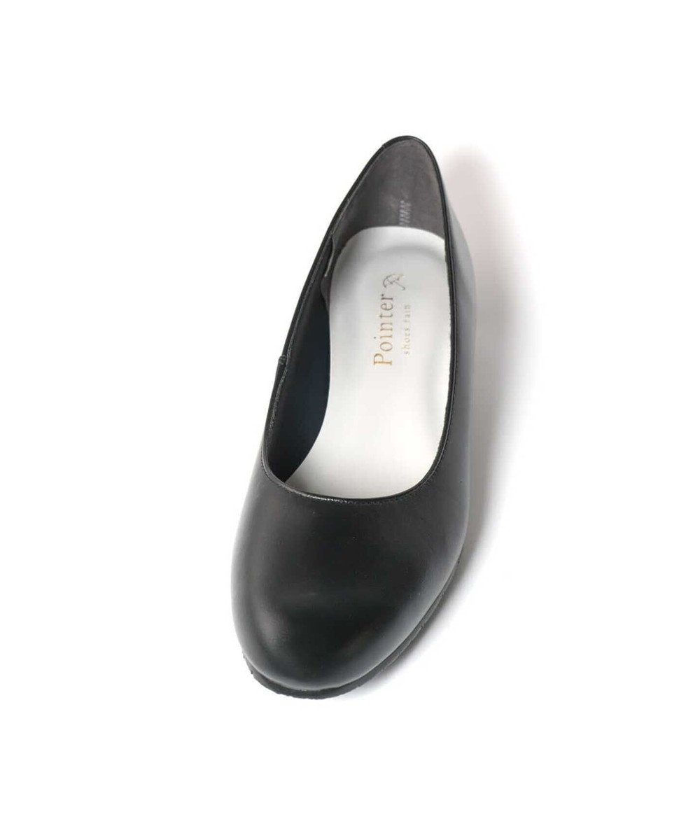 Pointer 日本製 本革 生活防水機能付きパンプス 