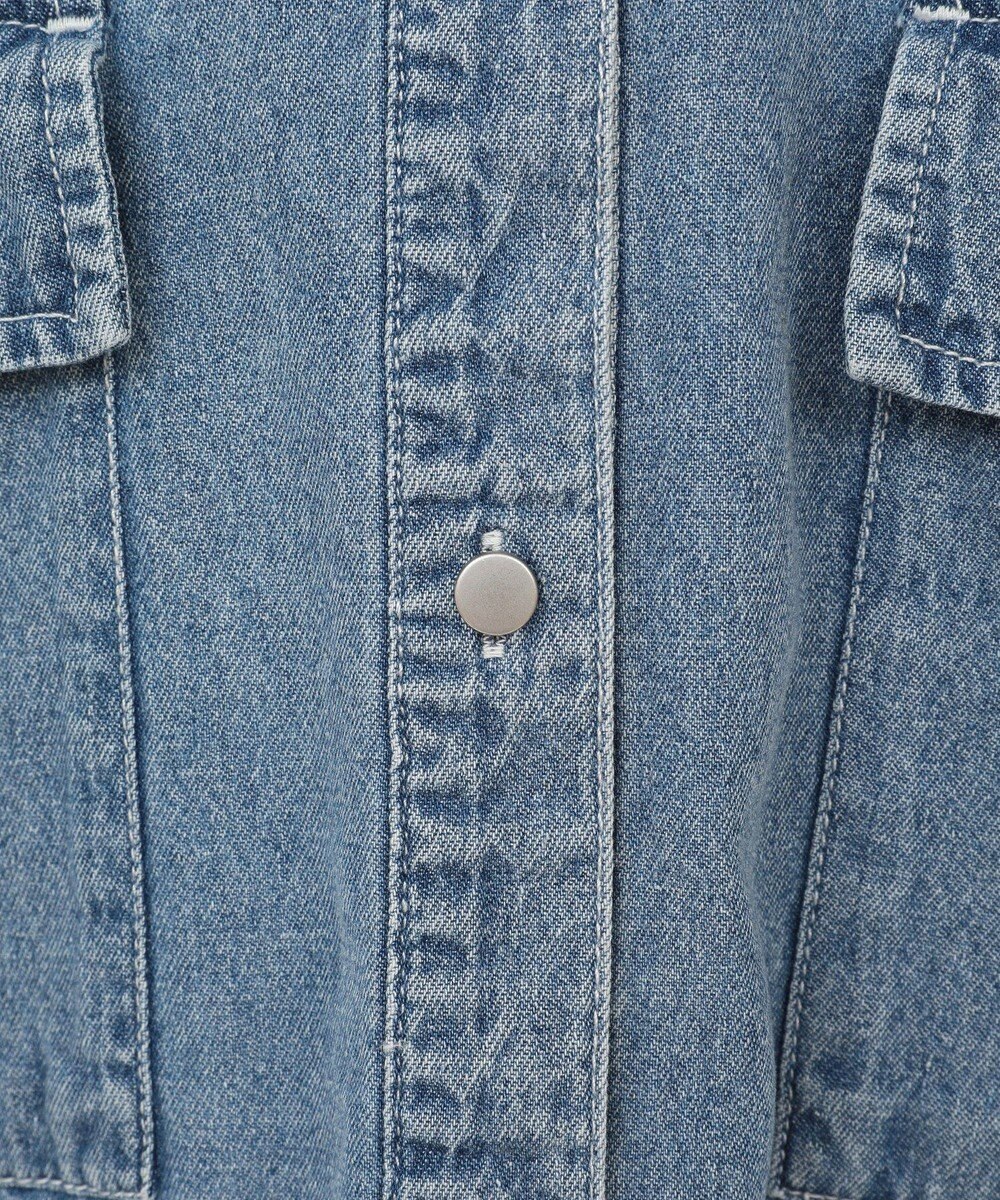 Green Parks ・ＥＬＥＮＣＡＲＥ　ＤＵＥ　デニムショートシャツ 