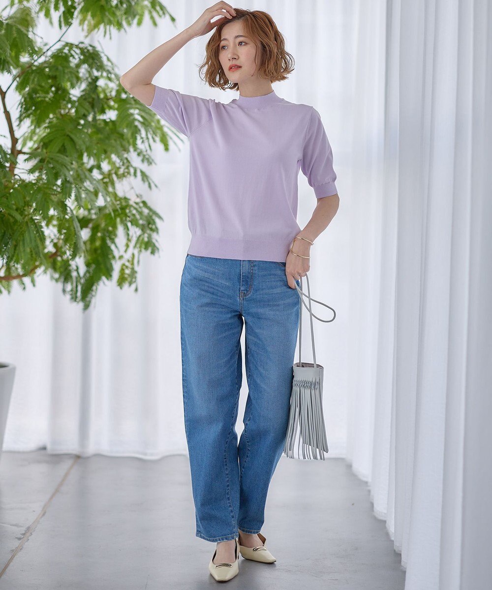 23区 【CLASSY.6月号掲載/洗える】23区DENIM コクーンシルエット パンツ 