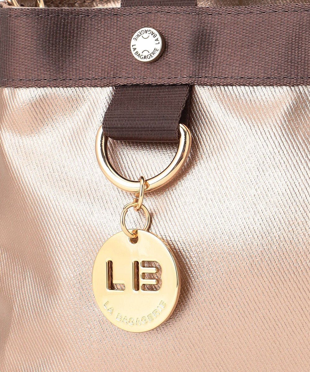 LA BAGAGERIE 【コットン×ポリウレタン】シャイニーミニマムトート 