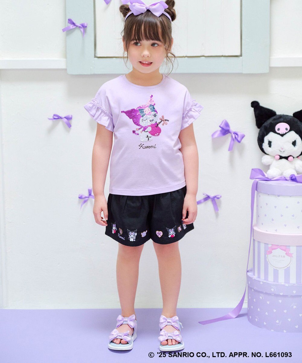 ANY KIDS 【any FAM ×サンリオキャラクターズ】ミラクルスパンコール Tシャツ 