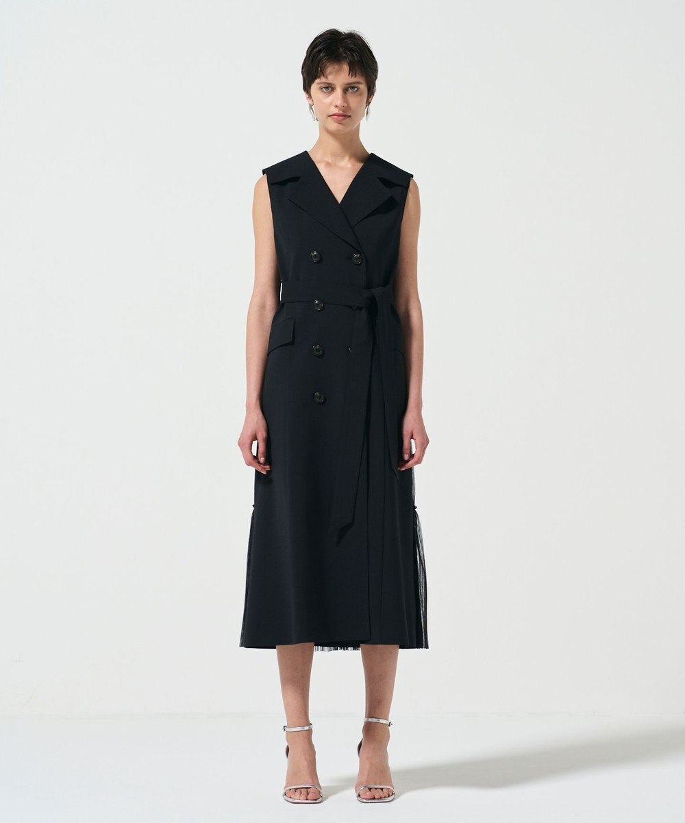 GRACE CONTINENTAL バックプリーツトレンチワンピース 