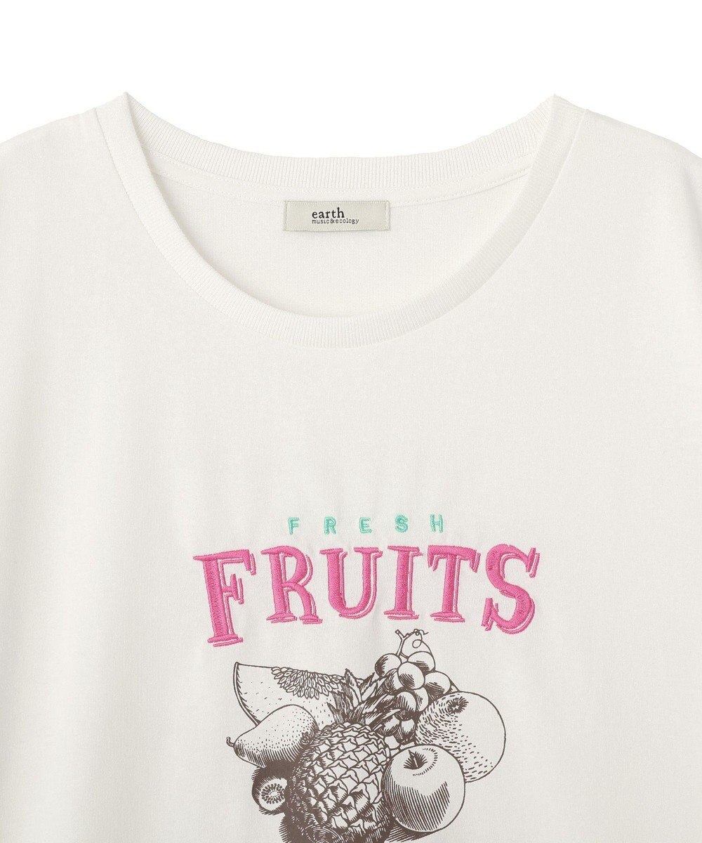 earth music&ecology 刺繍Tシャツ 