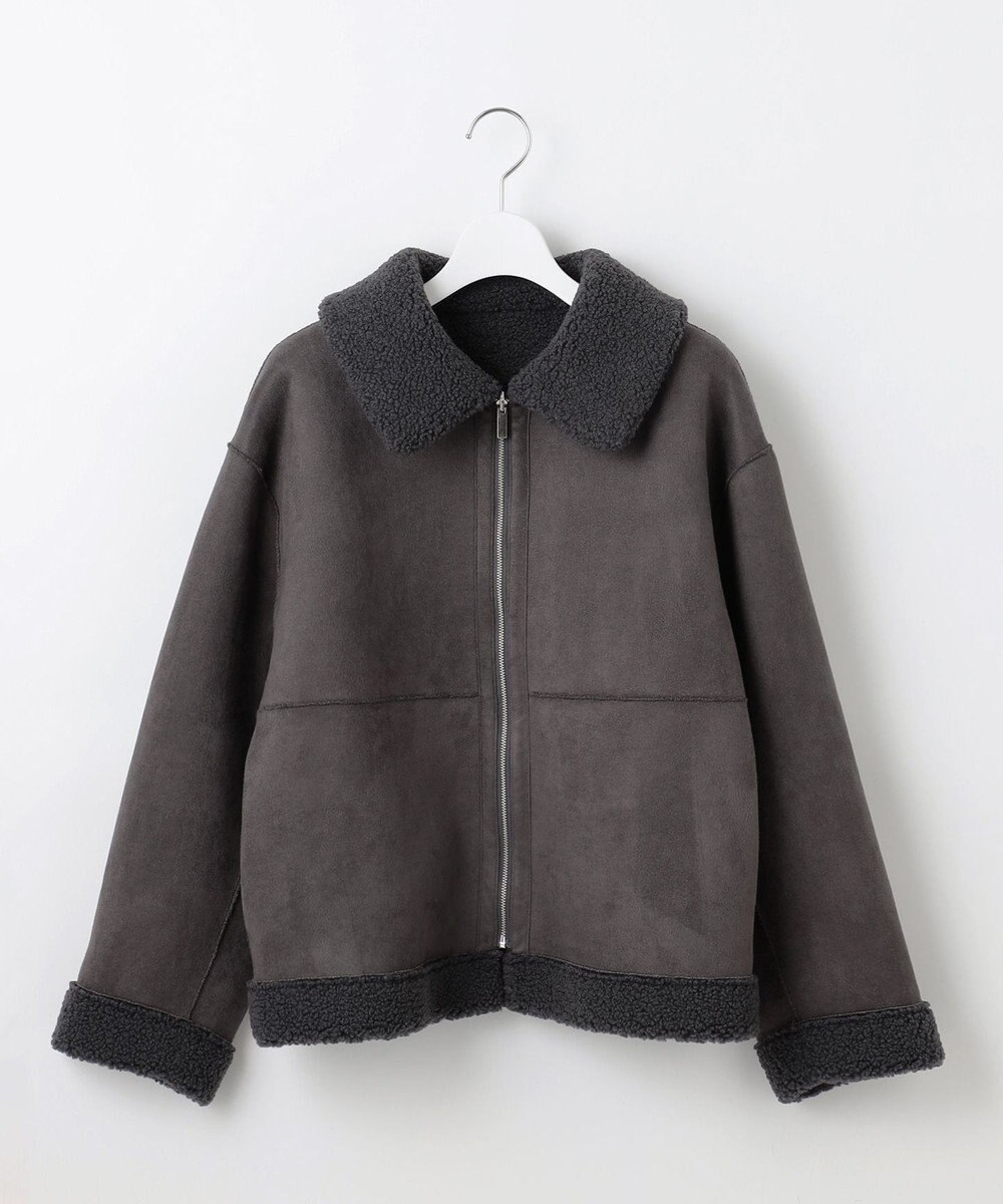 Feroux リバーシブル ムートンボアコート 