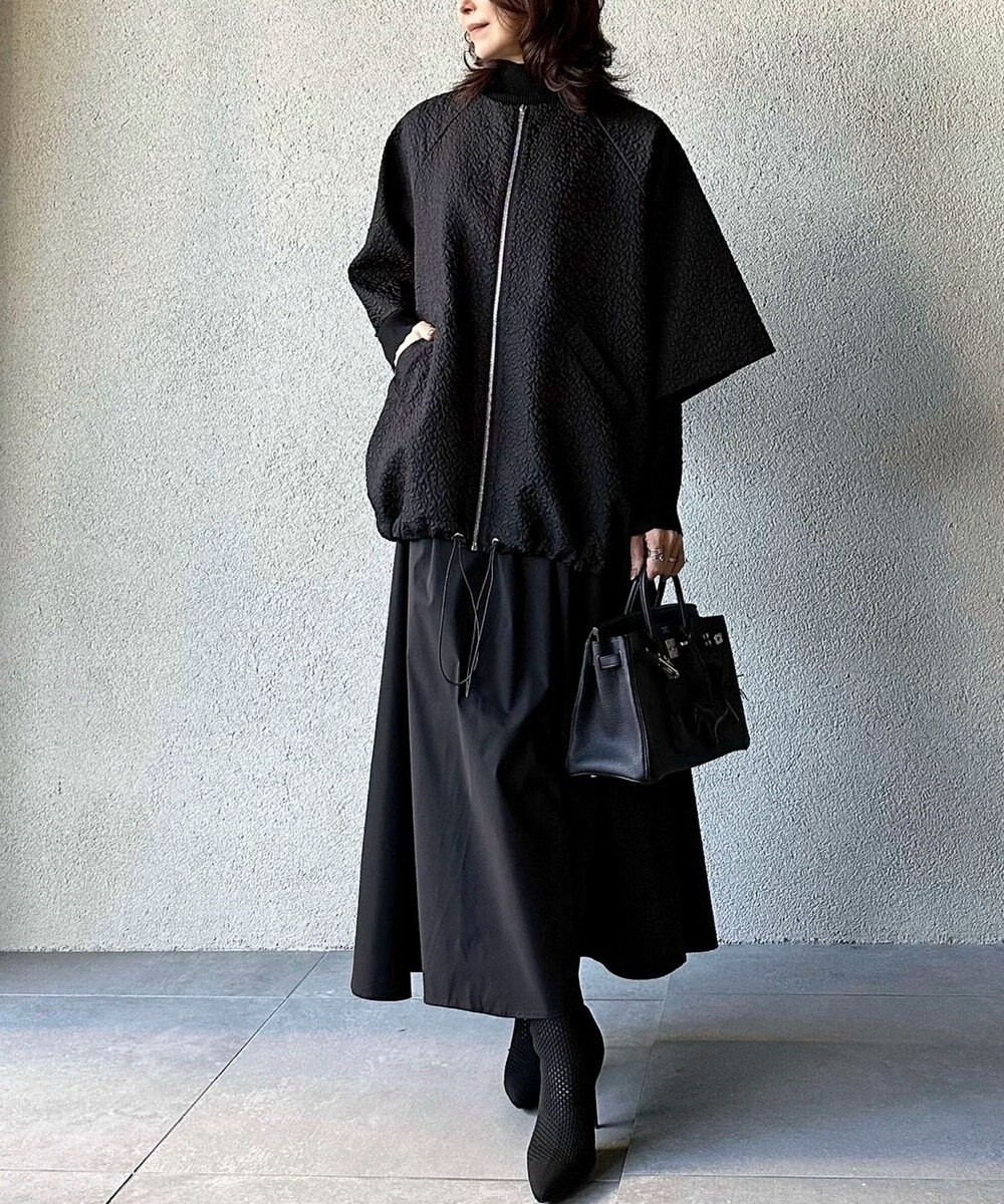 Green Parks AnriettMusee フロントジップジャガードブルゾン 