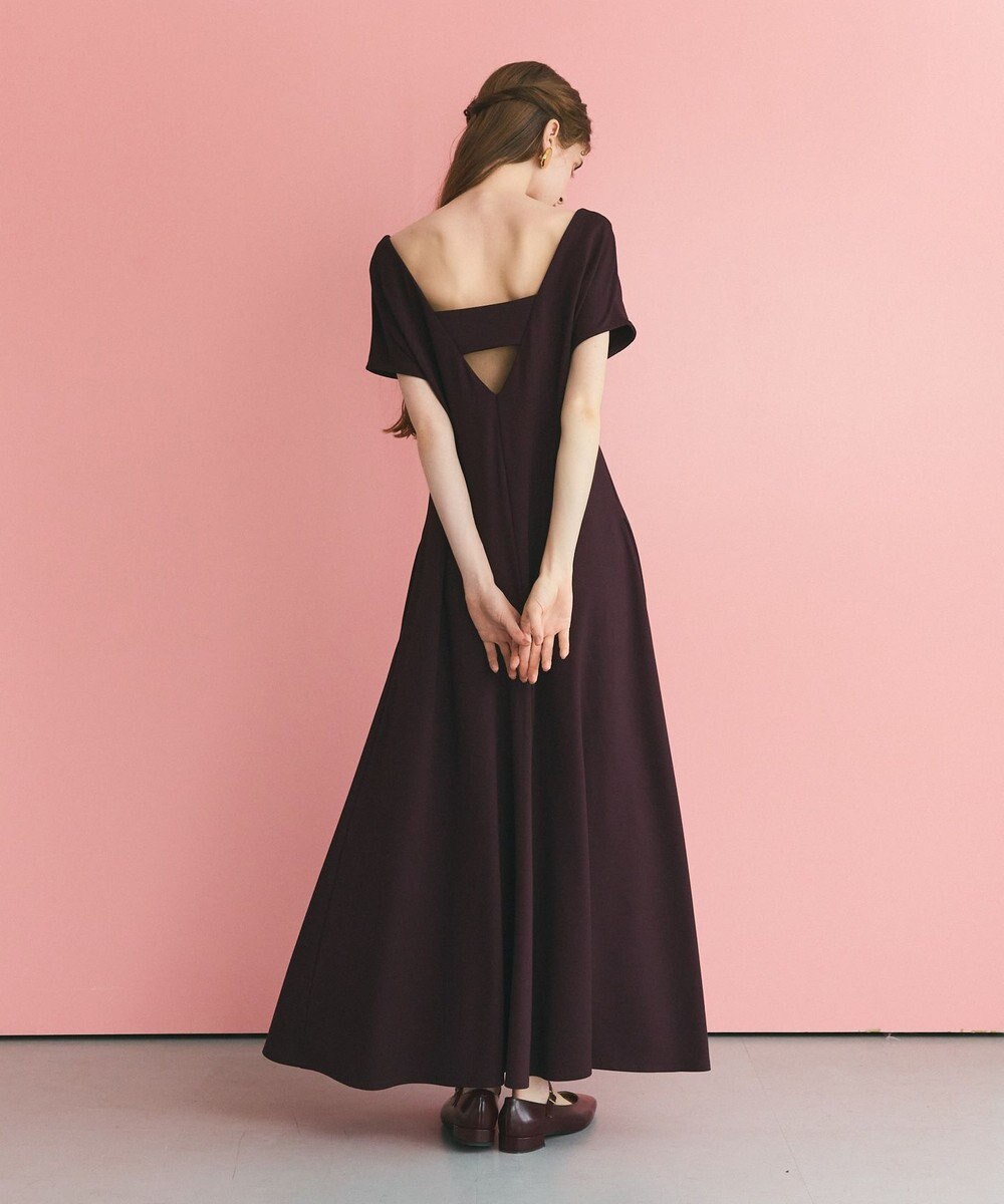 GRACE CONTINENTAL バックオープンポンチワンピース 