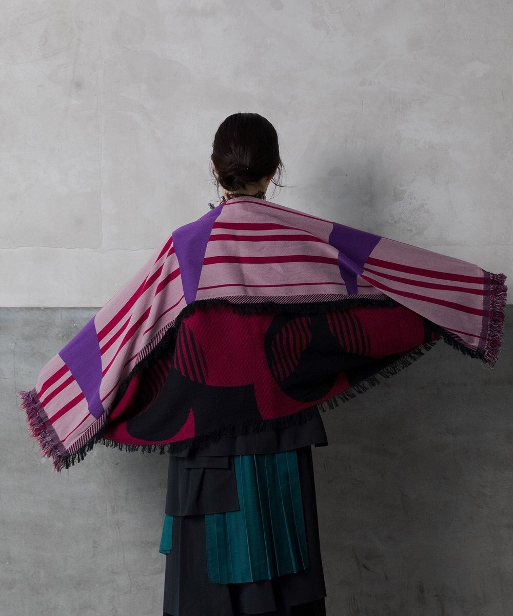 POLS コットン HORIZON  モヒカン ストール 