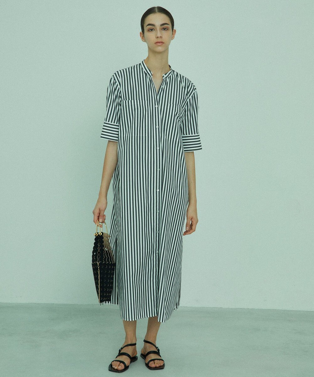 BEIGE， PERSIMMON / シャツワンピース 