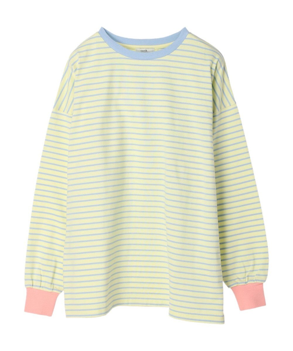 earth music&ecology トリカラーボーダーロンＴＥＥ 