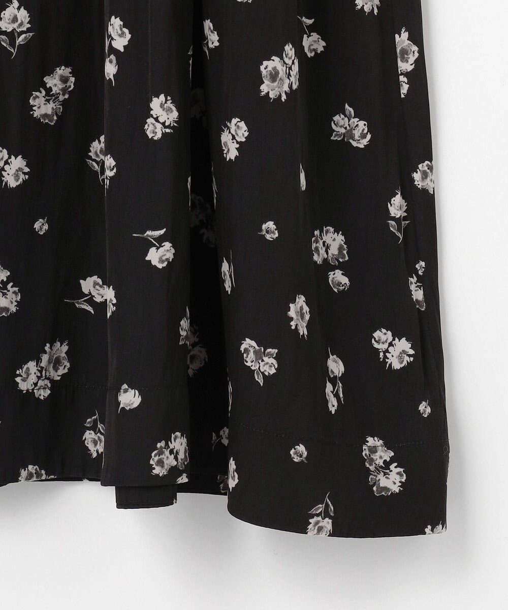 組曲 L ギャザーライトデシンボウタイ付き ワンピース 