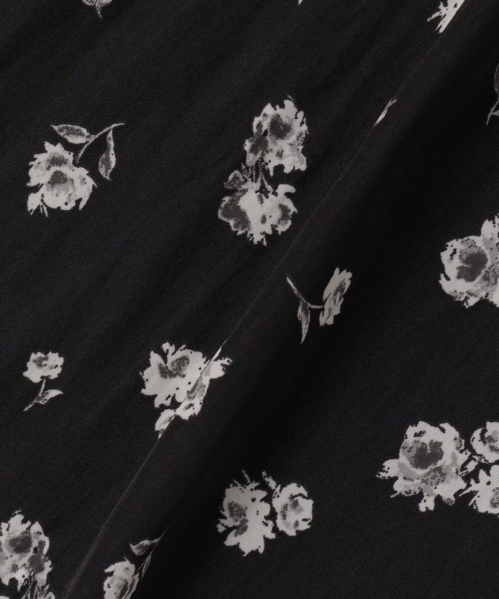 組曲 L ギャザーライトデシンボウタイ付き ワンピース 