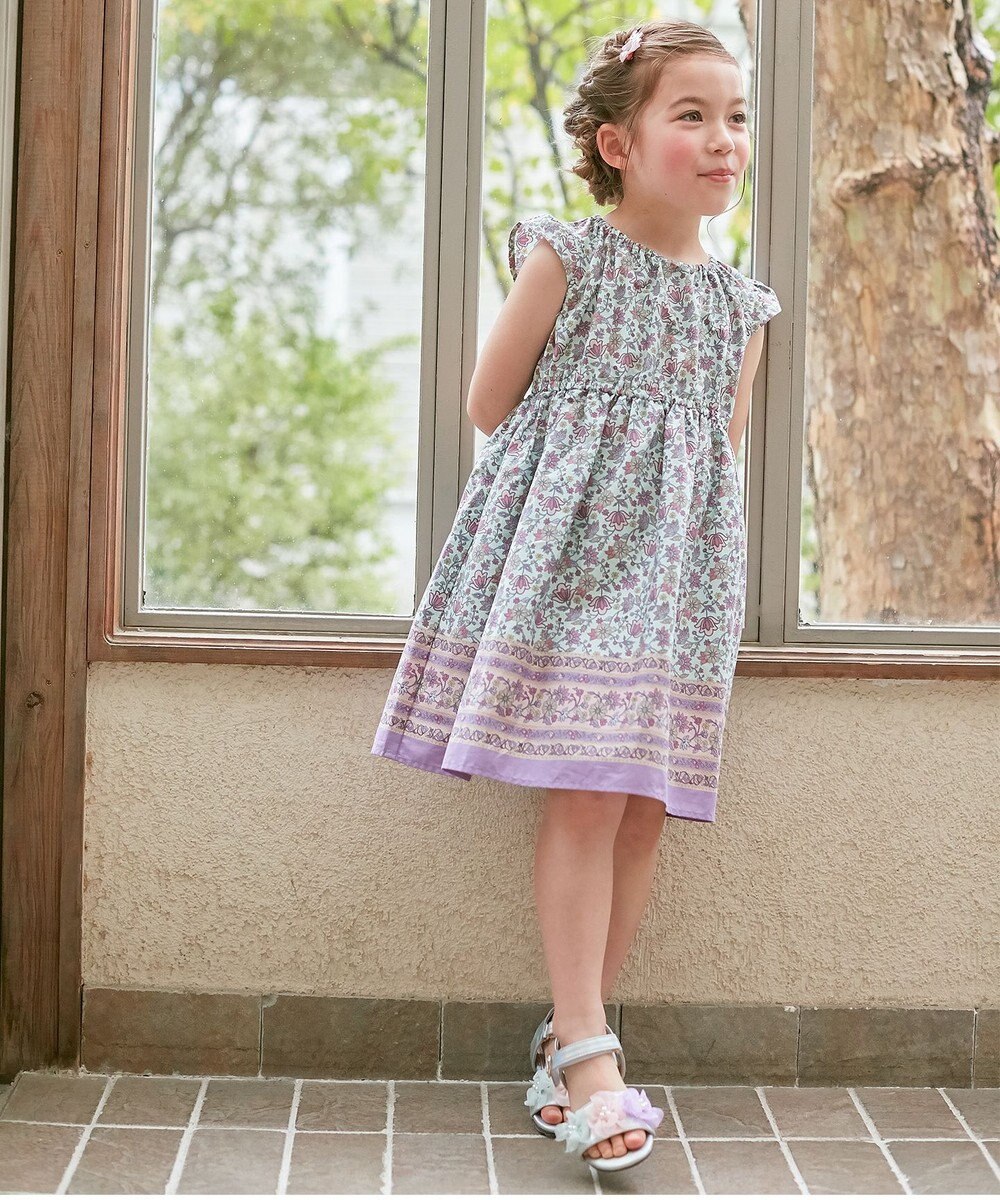 ANY KIDS プリント サマー ワンピース 