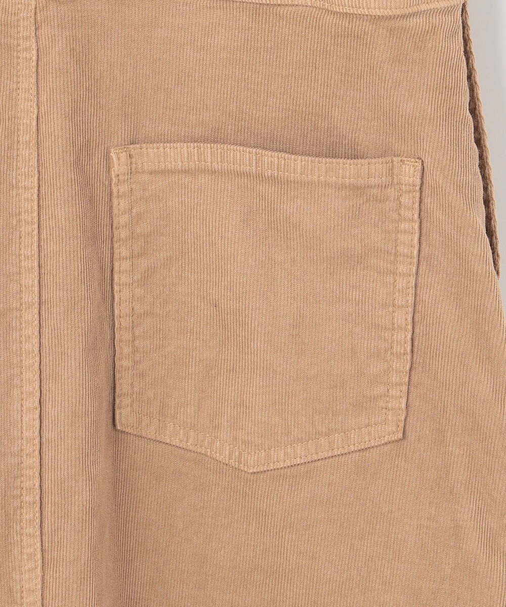 23区 【SLOW】ストレッチ コーデュロイ ジャンパースカート 