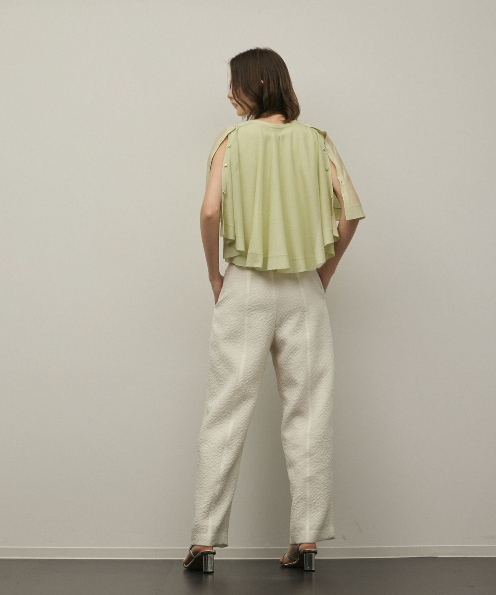 GRACE CONTINENTAL シアーケープニットカーディガン 