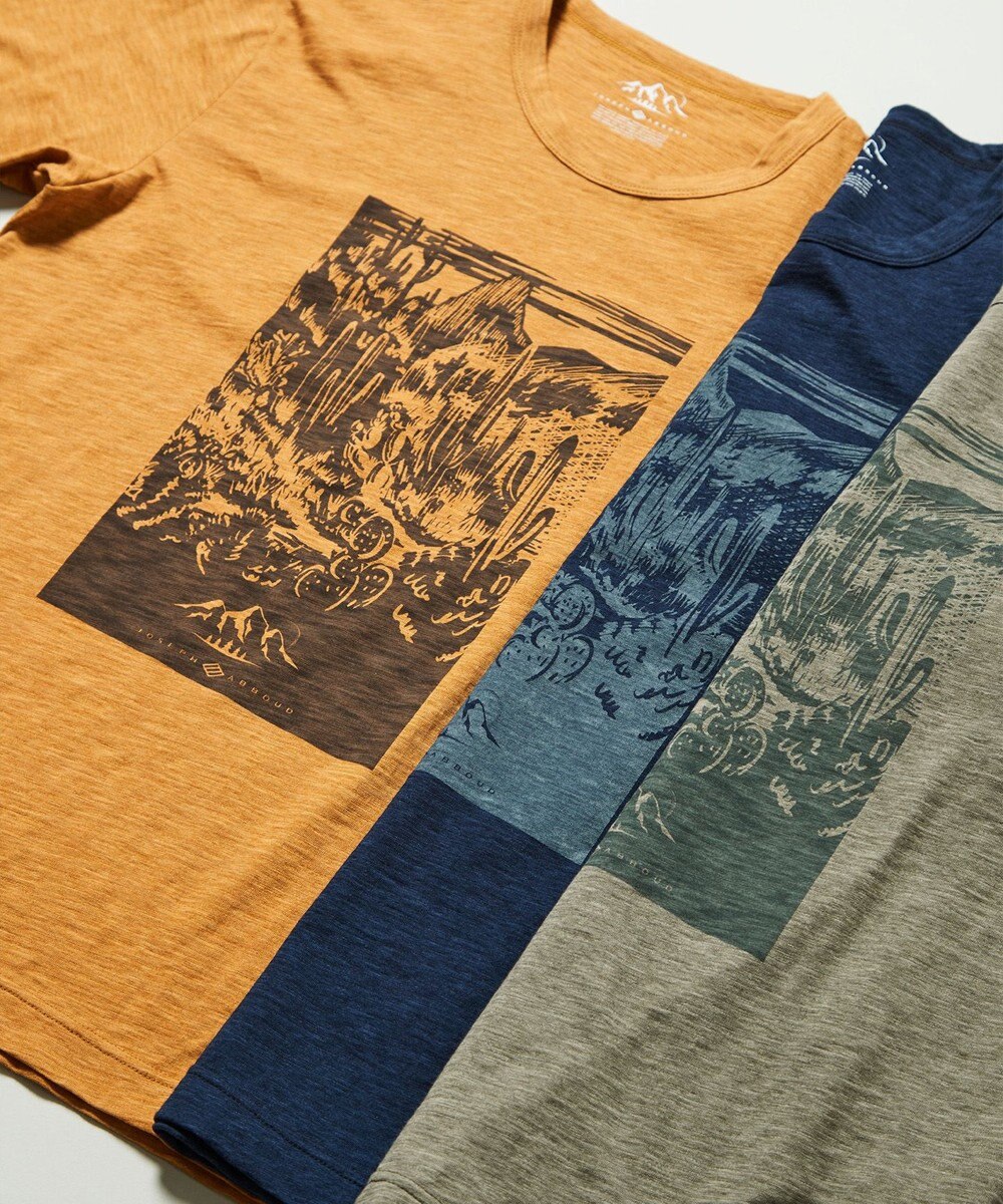 JOSEPH ABBOUD MOUNTAIN 【UNISEX】ヴィンテージオーガニック天竺 Tシャツ 