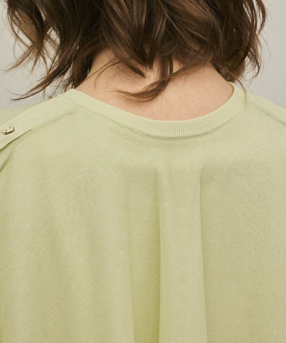 GRACE CONTINENTAL シアーケープニットカーディガン 