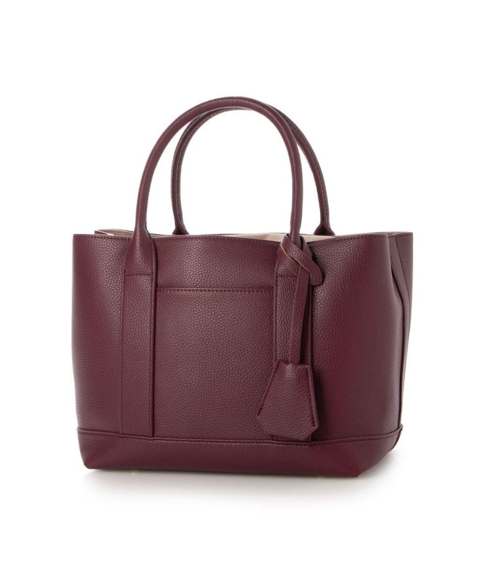 UNBILLION 【テレビ ドラマ着用アイテム】cachecache ショルダー付きパーテーション合成皮革トート 