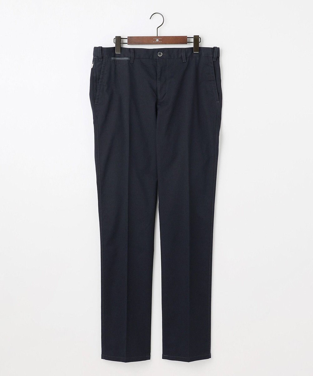 JOSEPH ABBOUD 【キングサイズ・ウエストも伸びる！オーガニックコットン使用・25AW】トリコチンストレッチ パンツ 