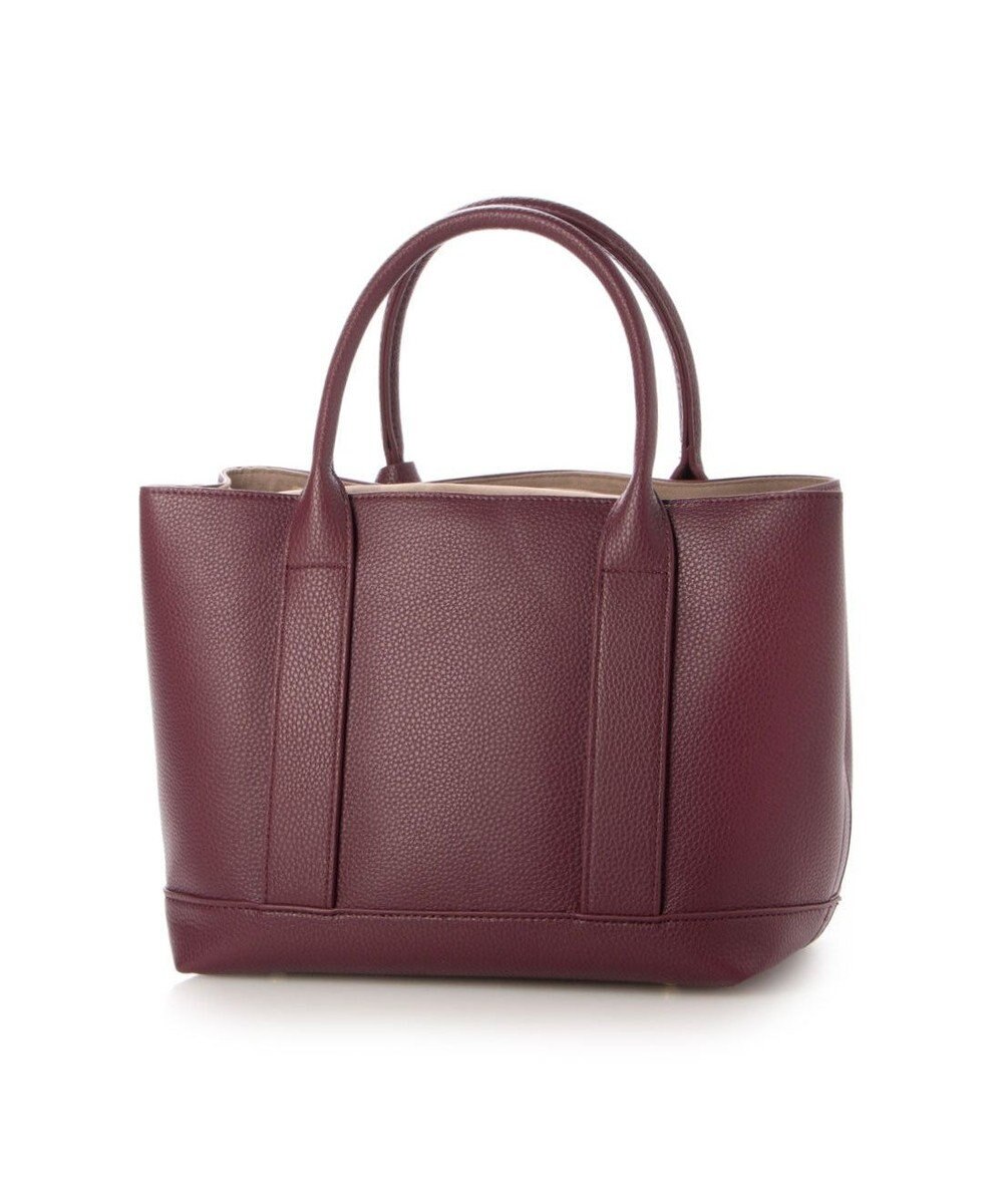 UNBILLION 【テレビ ドラマ着用アイテム】cachecache ショルダー付きパーテーション合成皮革トート 