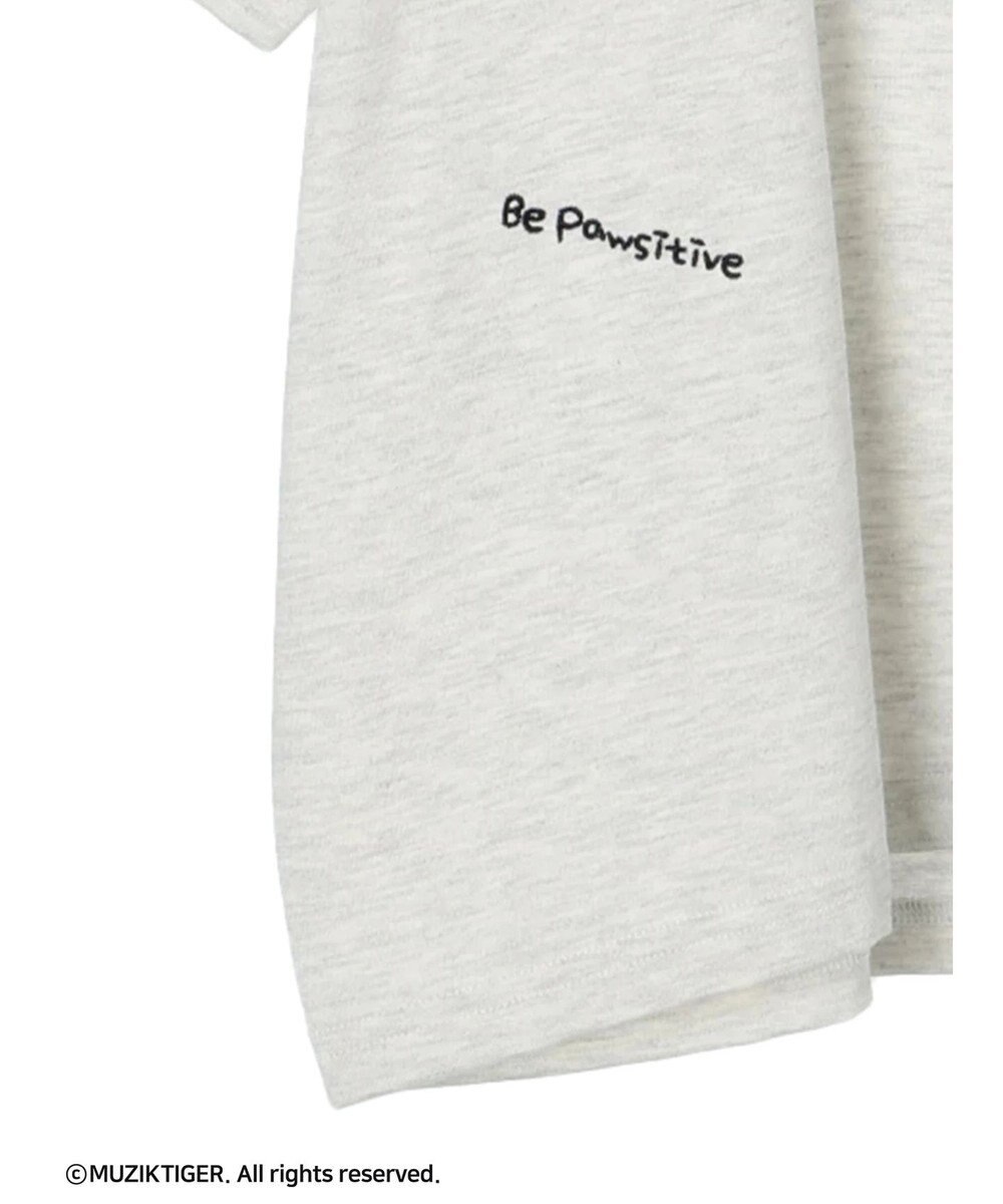 Green Parks ムジークタイガー／手書き風刺しゅうＴシャツ 