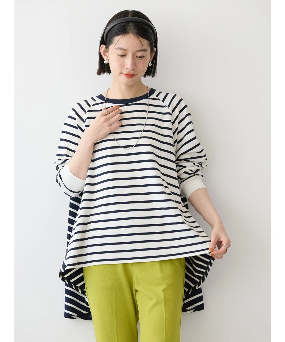 AMERICAN HOLIC バックフレアミニ裏毛チュニック 