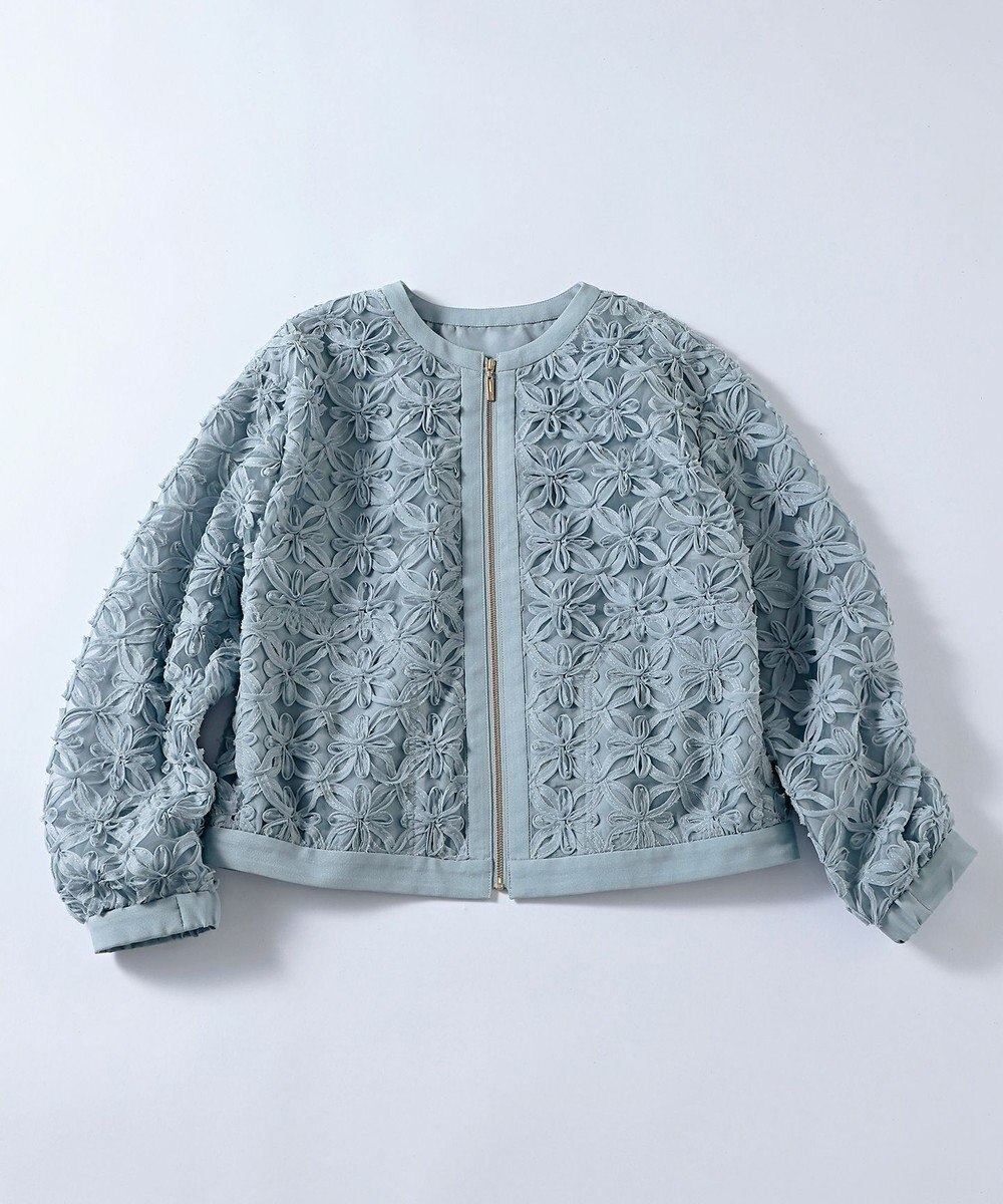 自由区 S 【SHIHOさん着用・WEB先行販売・新色追加・こだわり素材】テープエンブロイダリー ブルゾン 